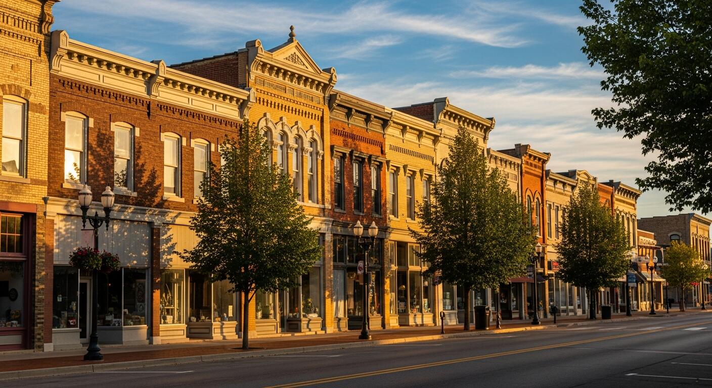 Main Street in Edwardsville, Illinois — the home turf of LocalCraft Digital.